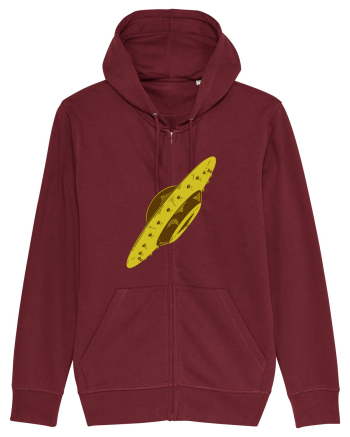  Retro UFO Burgundy