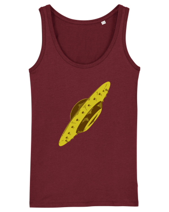  Retro UFO Burgundy