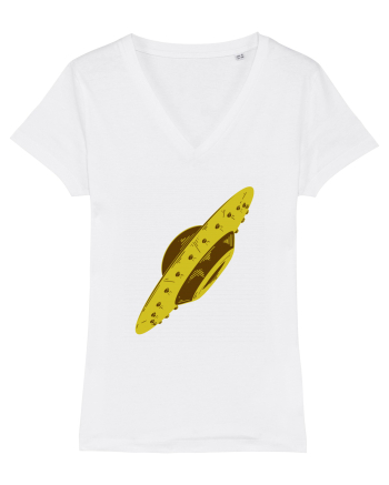  Retro UFO White