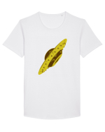  Retro UFO Tricou mânecă scurtă guler larg Bărbat Skater