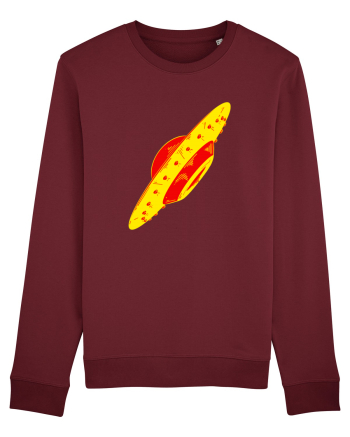  Retro UFO Burgundy