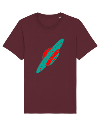  Retro UFO Burgundy