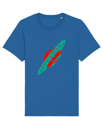  Retro UFO Royal Blue