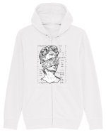 Beauty is on the inside Hanorac cu fermoar Unisex Connector