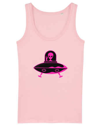 Alien And UFO Cotton Pink