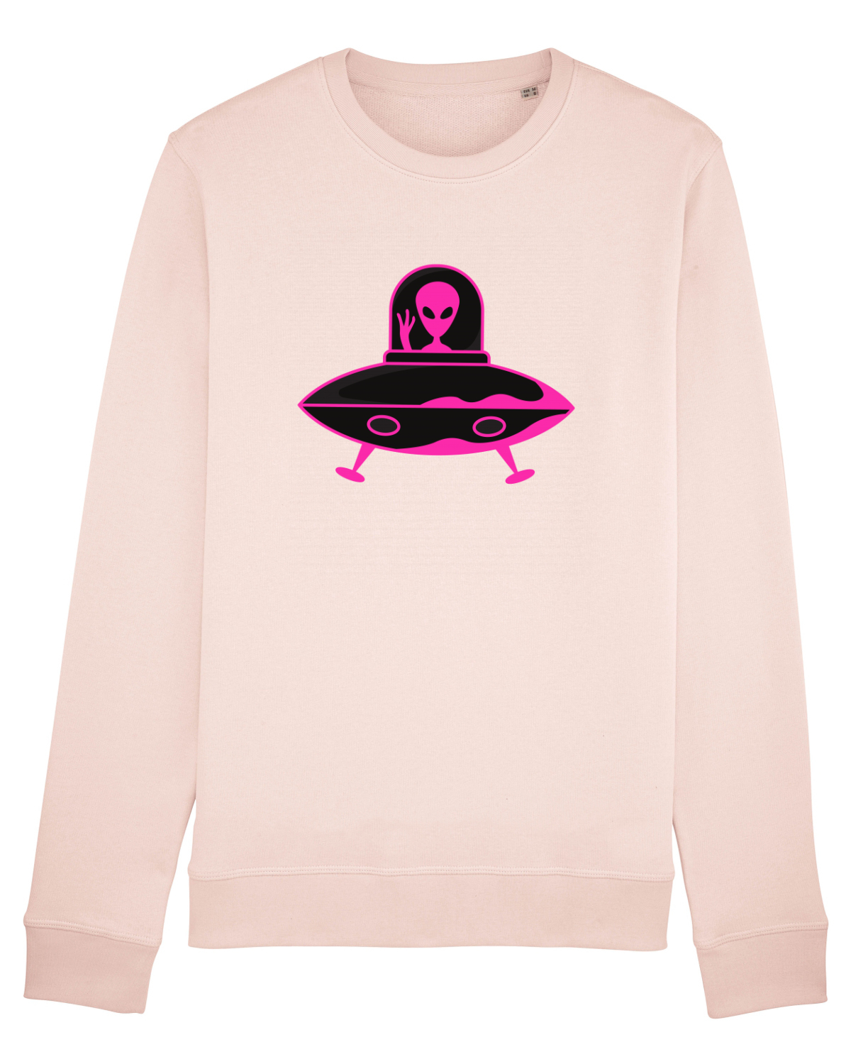 Bluză mânecă lungă Unisex Rise Candy Pink