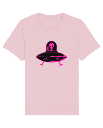 Alien And UFO Cotton Pink