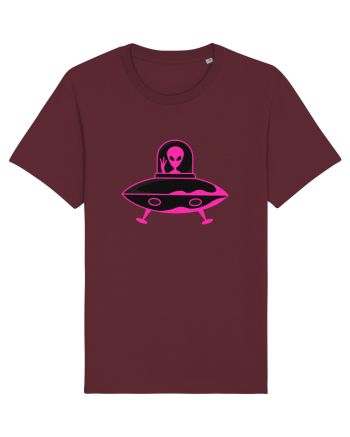 Alien And UFO Burgundy