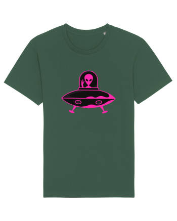 Alien And UFO Bottle Green
