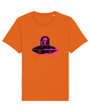 Alien And UFO Bright Orange