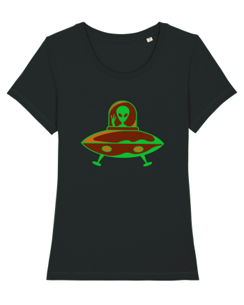  Retro UFO Black