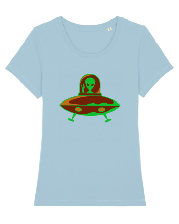  Retro UFO Sky Blue