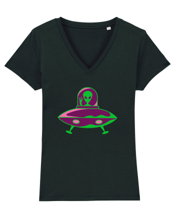  Retro UFO Black