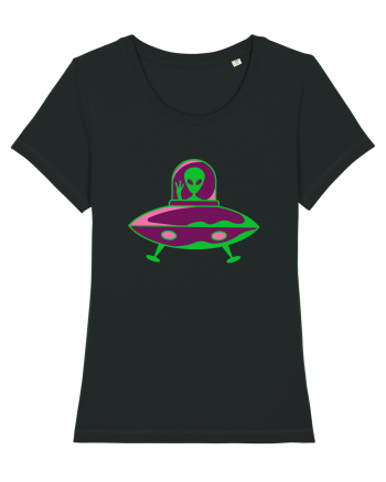  Retro UFO Black