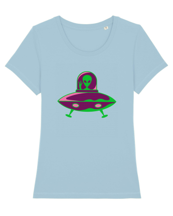  Retro UFO Sky Blue