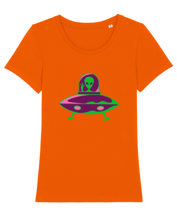  Retro UFO Bright Orange