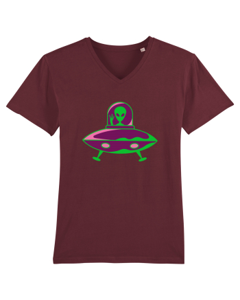  Retro UFO Burgundy
