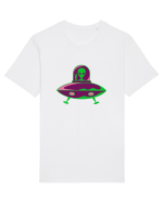  Retro UFO Tricou mânecă scurtă Unisex Rocker