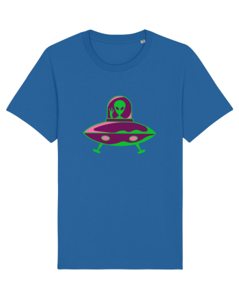  Retro UFO Royal Blue