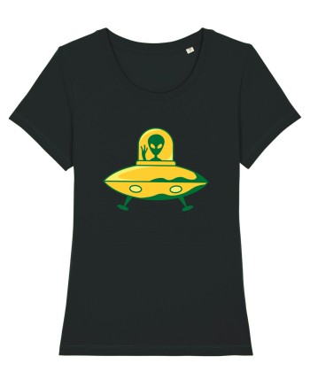  Retro UFO Black