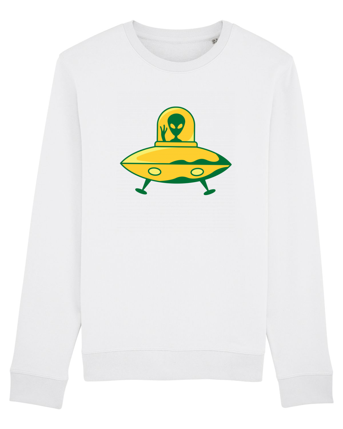 Bluză mânecă lungă Unisex Rise White