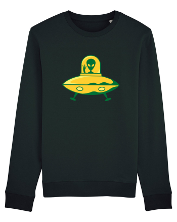  Retro UFO Black