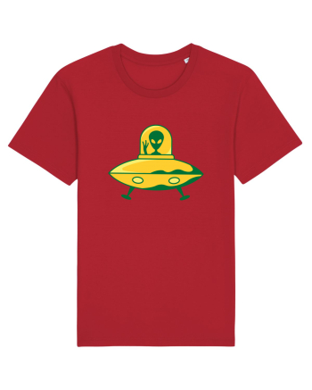  Retro UFO Red
