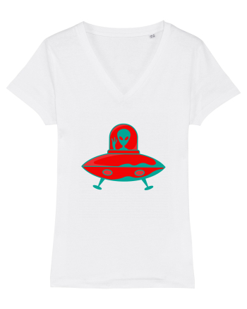  Retro UFO White