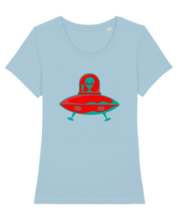  Retro UFO Sky Blue