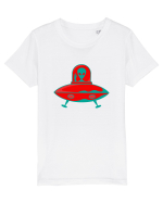  Retro UFO Tricou mânecă scurtă  Copii Mini Creator