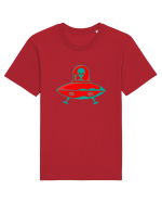  Retro UFO Tricou mânecă scurtă Unisex Rocker