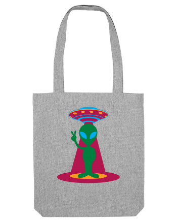  Retro UFO Heather Grey