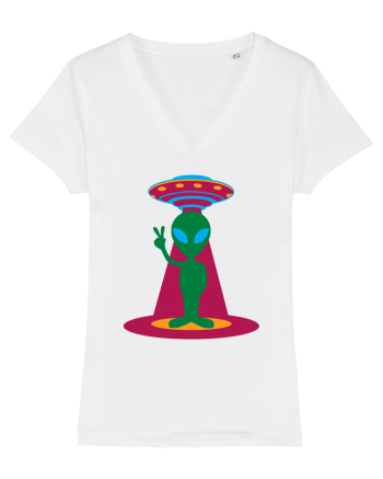  Retro UFO White