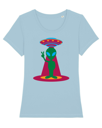 Retro UFO Sky Blue