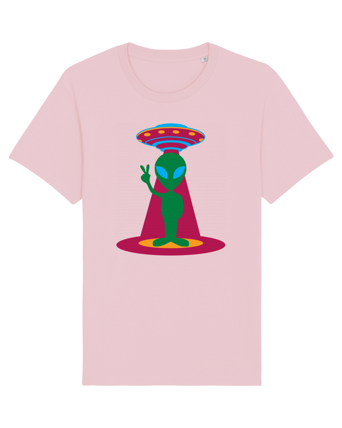 Tricou mânecă scurtă Unisex Rocker Cotton Pink