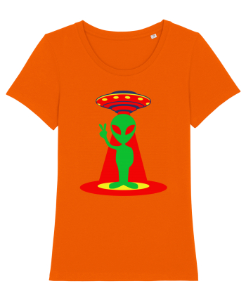 Alien and UFO Bright Orange