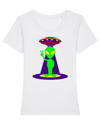 Alien And UFO White