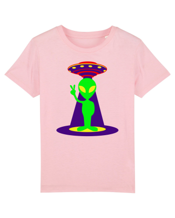 Alien And UFO Cotton Pink