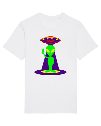Alien And UFO White