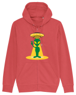 Alien And UFO Hanorac cu fermoar Unisex Connector