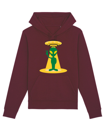 Alien And UFO Burgundy