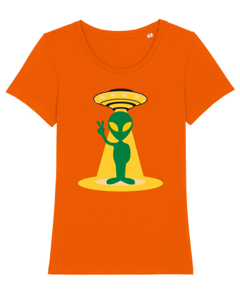 Alien And UFO Bright Orange