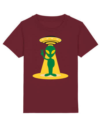 Alien And UFO Burgundy