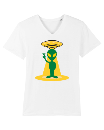 Alien And UFO White