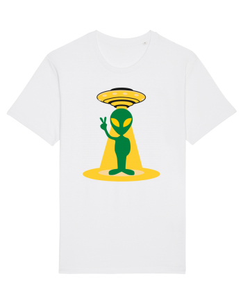 Alien And UFO White