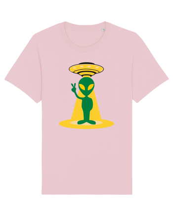 Alien And UFO Cotton Pink