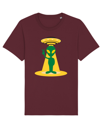 Alien And UFO Burgundy