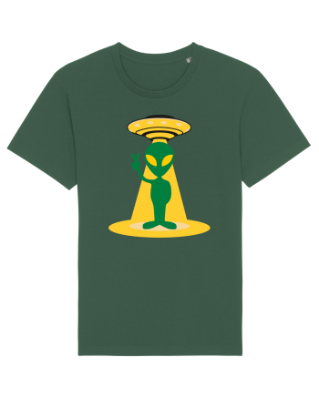 Alien And UFO Bottle Green