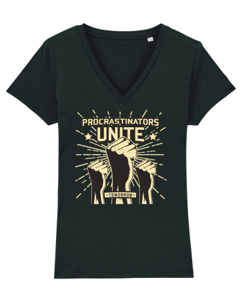 Procrastinators Unite Tomorrow Black