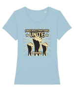 Procrastinators Unite Tomorrow Tricou mânecă scurtă guler larg fitted Damă Expresser